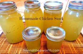Homemade Chicken Stock | https://www.hannahhepworth.com