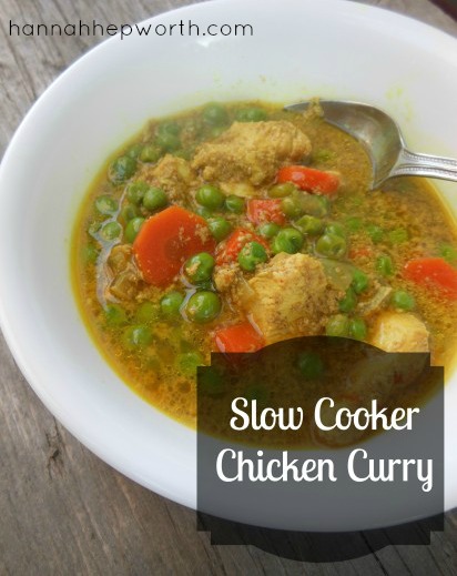 Slow Cooker Chicken Curry | https://www.hannahhepworth.com