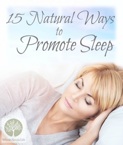 15 Natural Ways To Promote Sleep | https://www.hannahhepworth.com #health #sleep #natural 