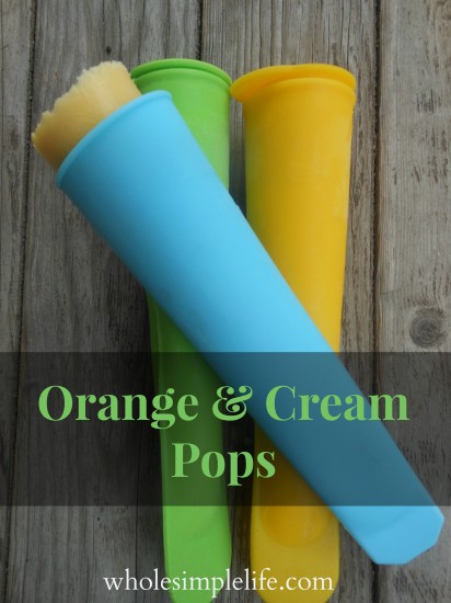 Orange and Cream Pops | https://www.hannahhepworth.com #orangecream #popsicles #summertreats