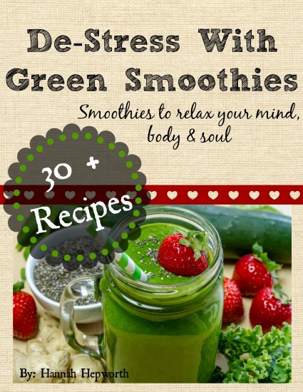 De-Stress With Green Smoothies | http://www.wholesimplelife.com #greensmoothies #ebook #wholefoods #recipes #wholesimplelife #greensmoothiegirl
