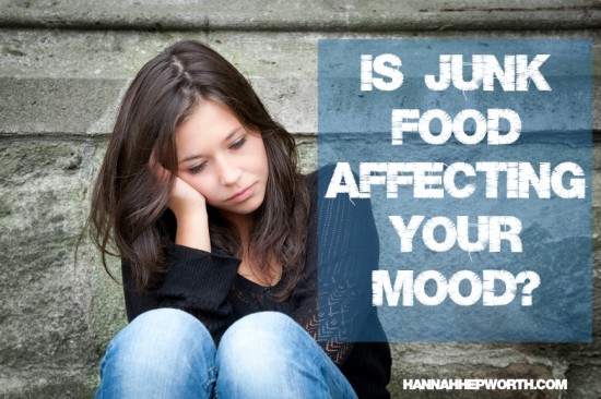 Is Junk Food Affecting Your Mood? | https://www.hannahhepworth.com Does food affect our mood?  The link may be stronger than you think!