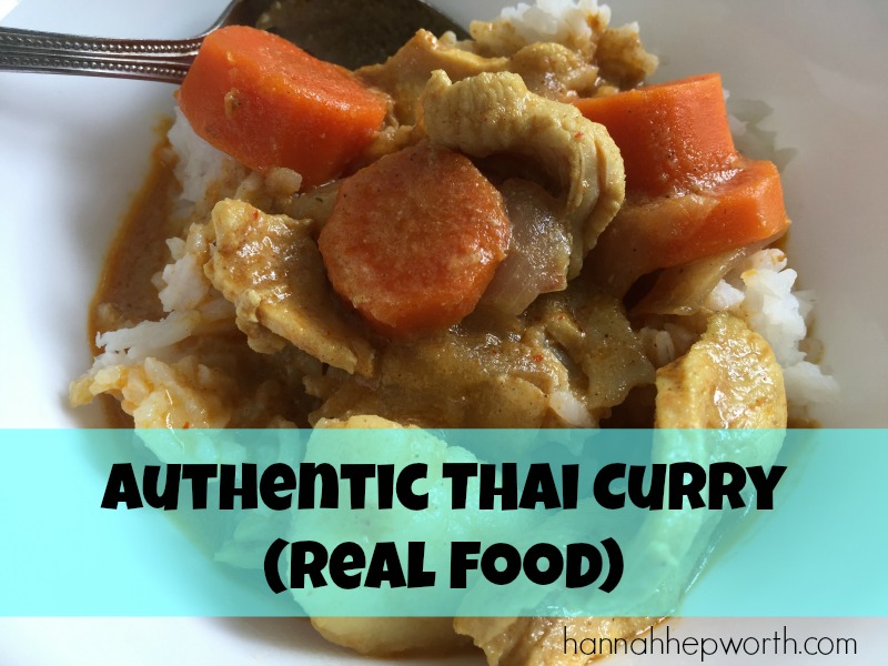 Authentic Thai Curry | https://www.hannahhepworth.com