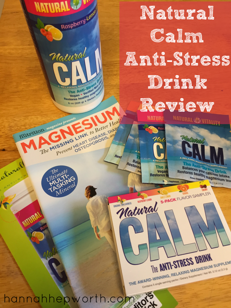 Natural Calm Anti-Stress Drink Review | https://www.hannahhepworth.com